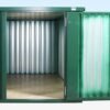 Contenedor De Almacenamiento Plano 4m X 2.1m Recubierto En Polvo