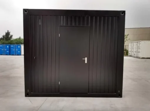 Contenedor de oficina negro 6mx3 IVA INCLUIDO - Imagen 3