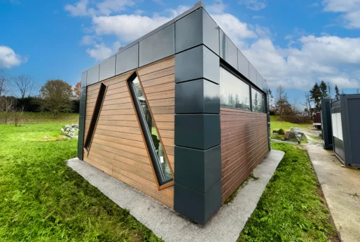 CONTENEDOR DE OFICINA DOBLE 29,4M con baño - Imagen 8
