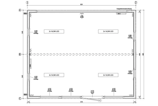 CONTENEDOR DE OFICINA DOBLE 29,4M con baño - Imagen 7