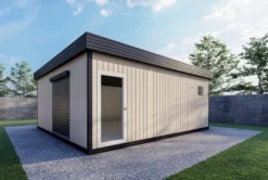 CONTENEDOR HABITABLE DE 44,1 M2 CON BAÑO Y COCINA