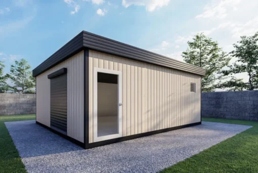 CONTENEDOR HABITABLE DE 44,1 M2 CON BAÑO Y COCINA