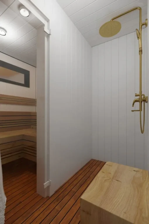 CABINA SAUNA CONTENEDOR V7 6X2M - Imagen 3