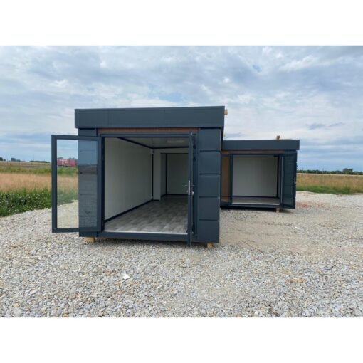 Módulo comercial combinado de 2 piezas, 3 x 6 m (36 m²) - Imagen 2