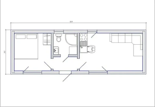 CASA CONTENEDOR DE 35 M2 - Imagen 8