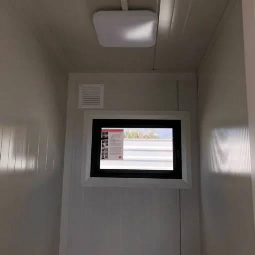 Contenedor de panel sándwich con aseo, aseo para discapacitados, 6,00×3,00 - Imagen 13