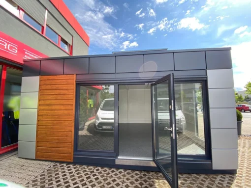 Contenedor de oficina tipo London 6,00m x 5,00m