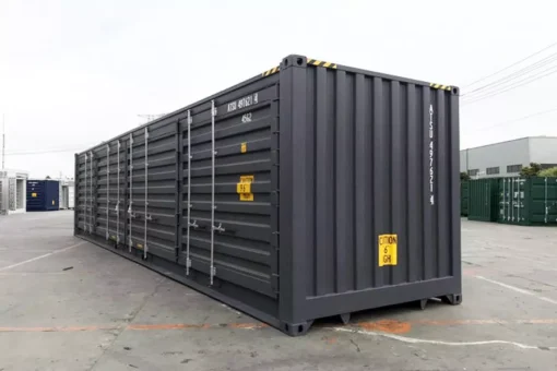 CONTENEDOR MARÍTIMO NUEVO DE ENVÍO LATERAL ABIERTO DE CUBO DE 40 PIES DE ALTO (IVA INCLUIDO) - Imagen 2